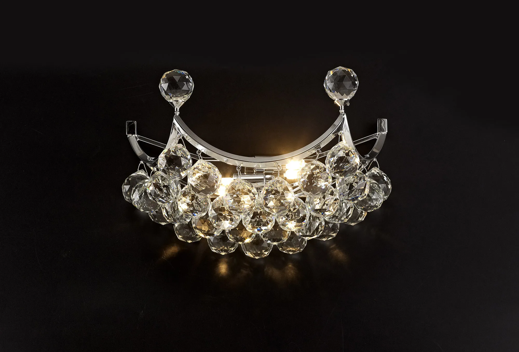 Cesto Crystal Wall Lights Diyas Flush Crystal Wall Lights